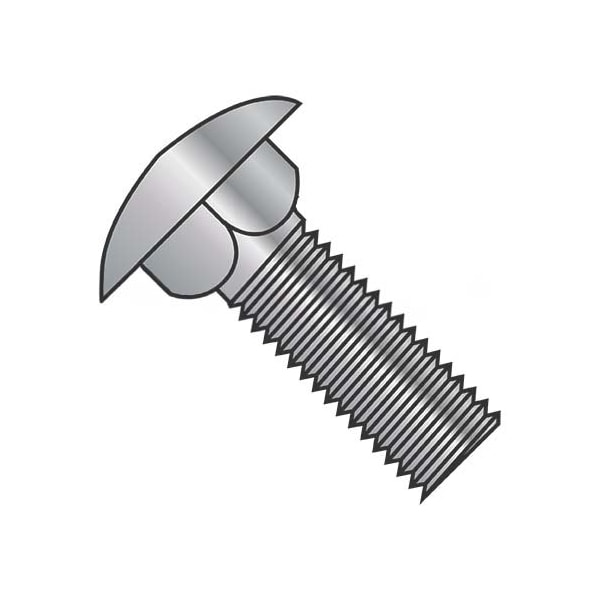 Usa Industrials Round Neck, 5/16"-18, 4 1/2" L, Steel, Hot Dip Galvanized BULK-BOLT-607 - main